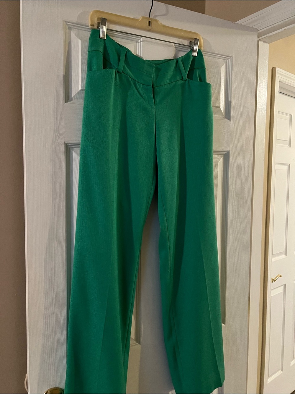 The Limited Emerald Green High-Rise Wide Leg Pants